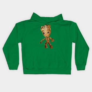 Baby Groot Kids Hoodie